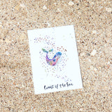 Postkarten Set Trilogie  "Keep the ocean plastic free"