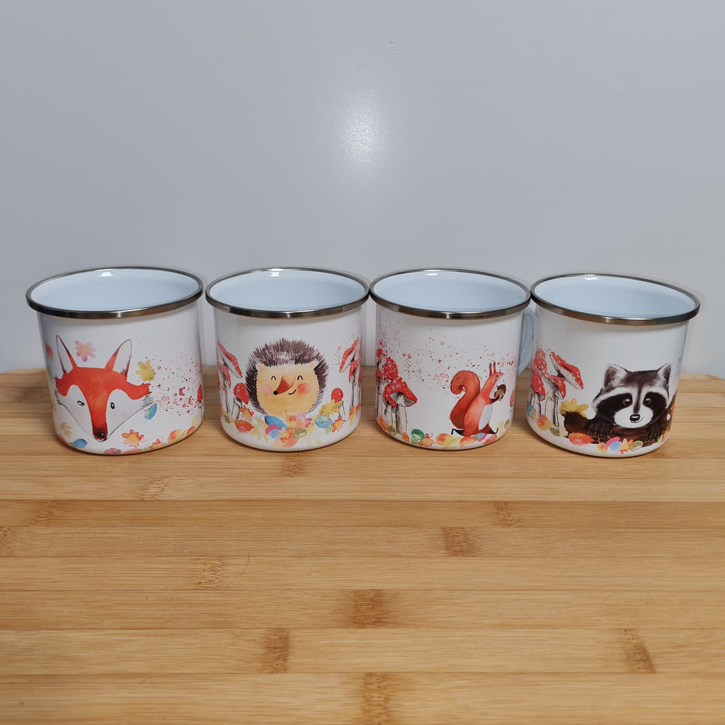 Emaille Tasse Kindertasse