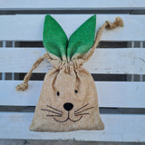 Hasenebutel mit bunten Ohren
