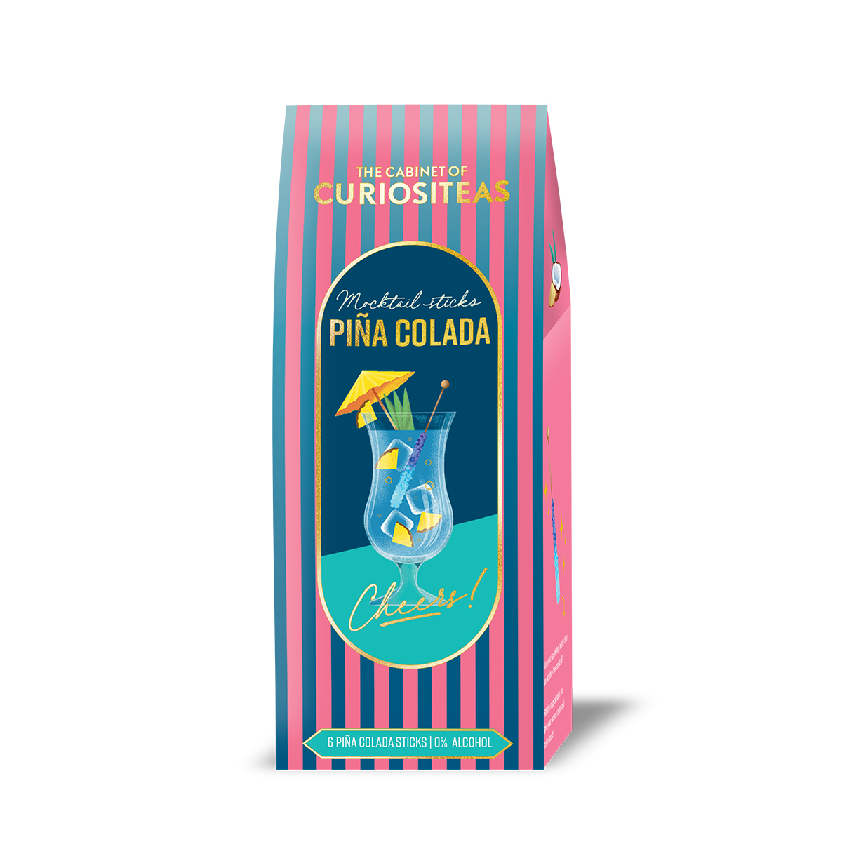 Mocktail Sticks Piña Colada (6 Stück pro Packung)