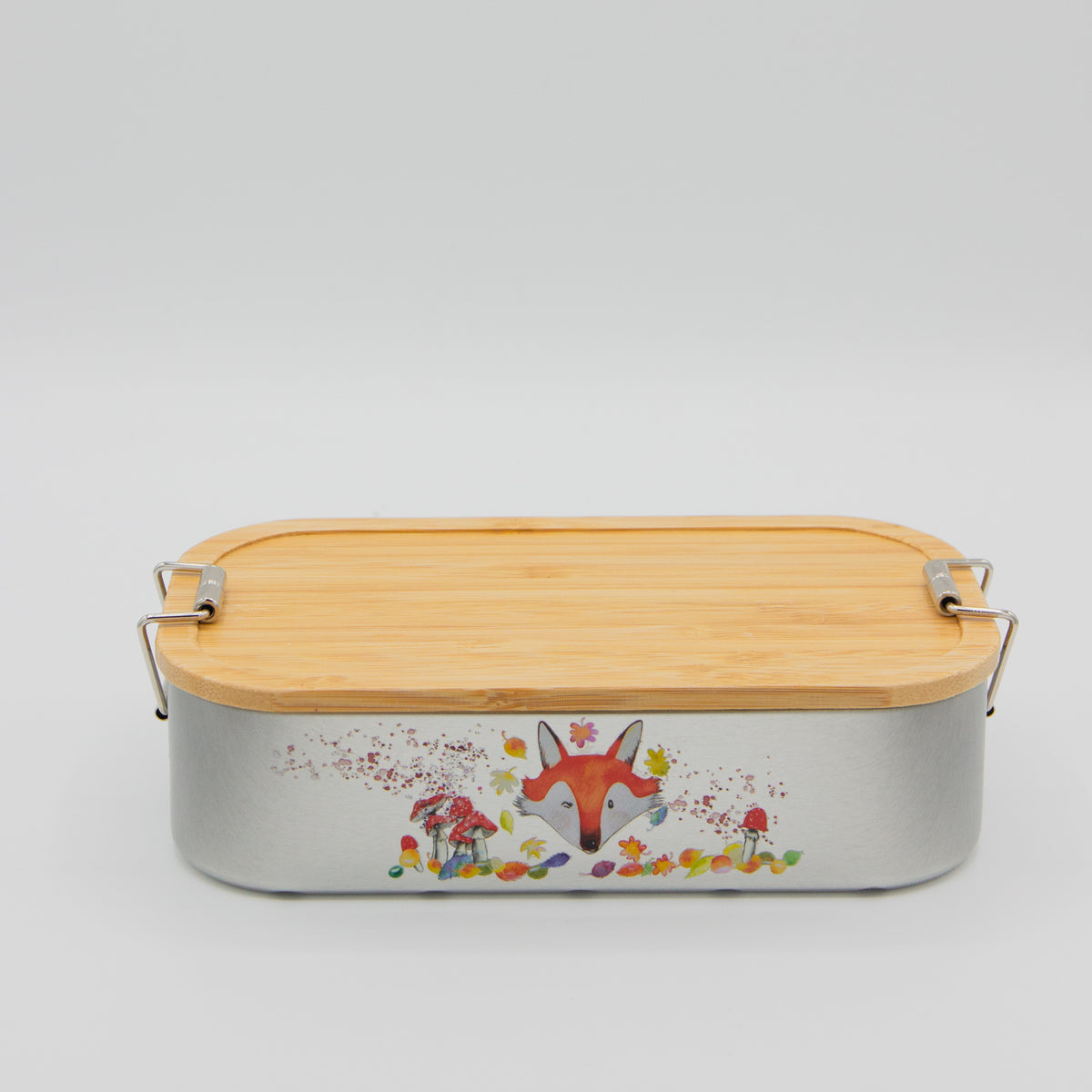 Vesperbox Edelstahl und Bambusdeckel