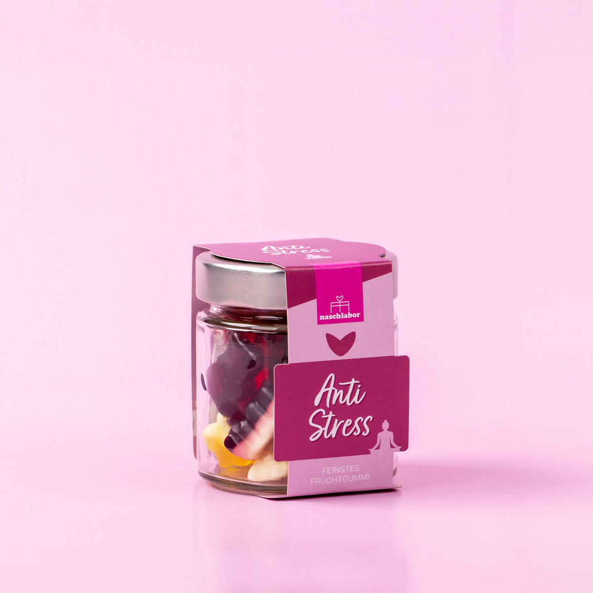 Anti Stress Fruchtgummis Glas