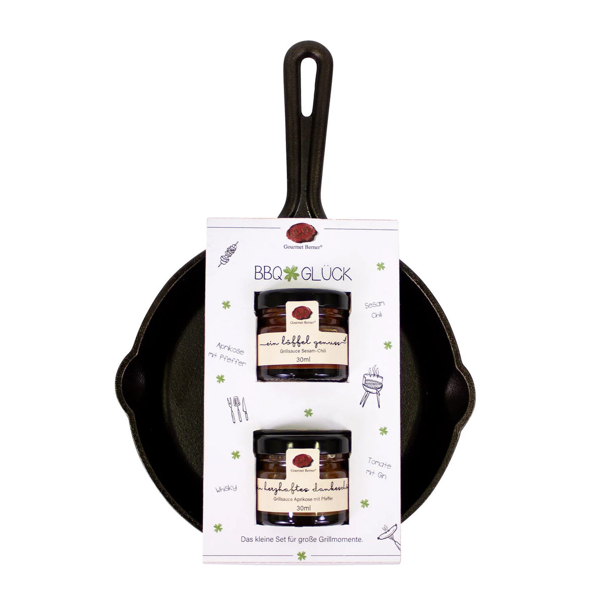 BBQ - Glück Sesam-Chili/Aprikose m. Pfeffer