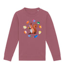 Kinder Sweatshirt mit Eichhörnchen "Brunhilde"