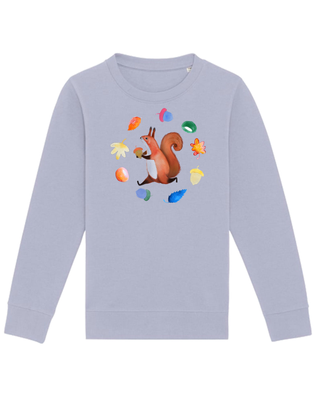 Kinder Sweatshirt mit Eichhörnchen "Brunhilde"