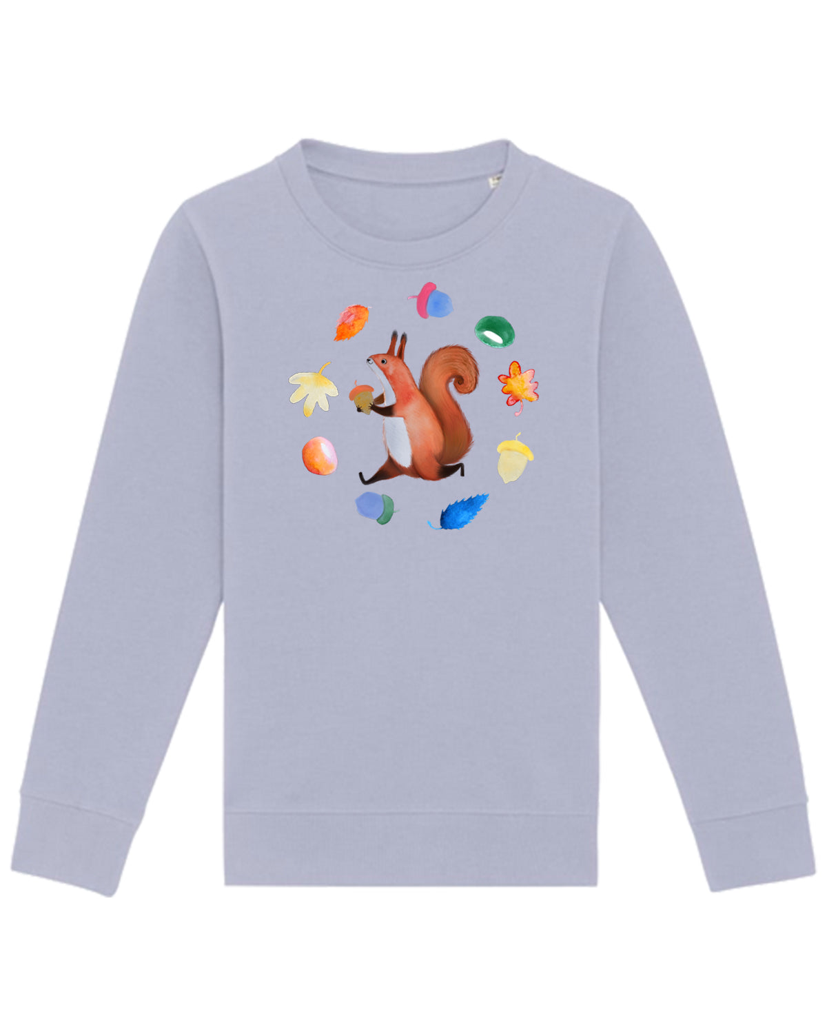 Kinder Sweatshirt mit Eichhörnchen "Brunhilde"