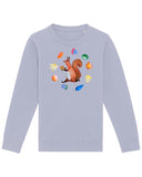 Kinder Sweatshirt mit Eichhörnchen "Brunhilde"