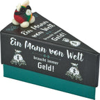 Kuchenstück-Geschenkschachtel Männer