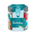 Happy birthday Fruchtgummis Glas