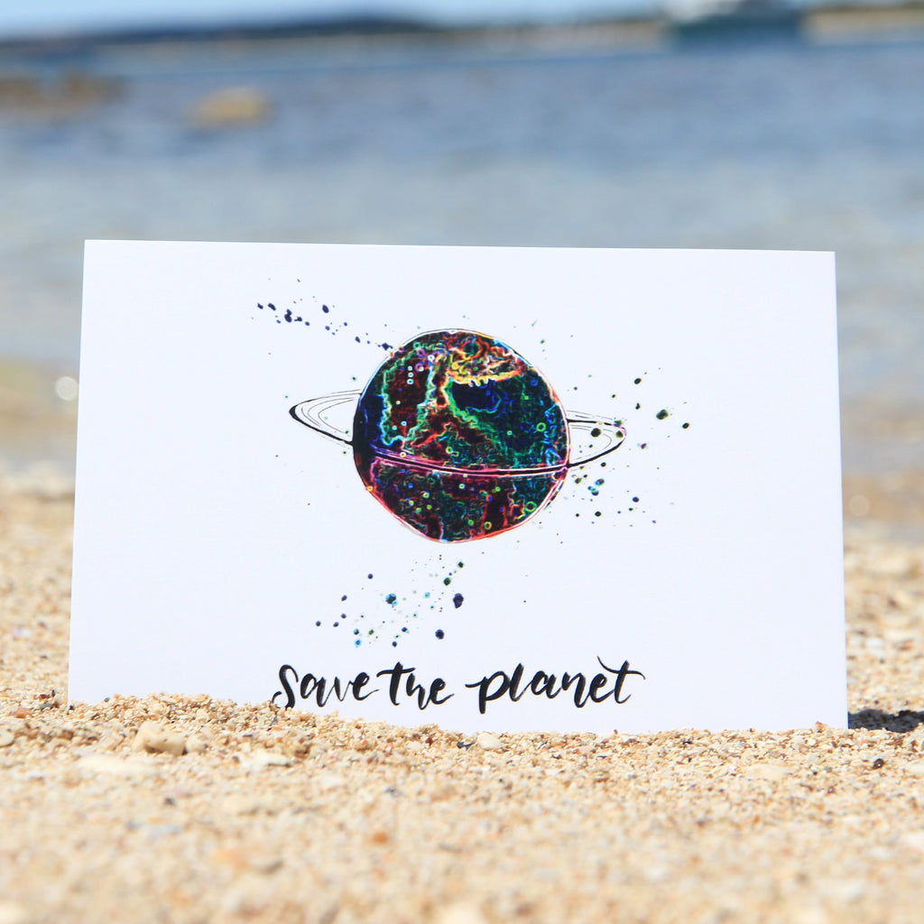 Postkarten Set Trilogie  "Keep the ocean plastic free"