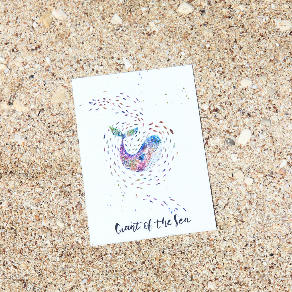 Postkarten Set Trilogie  "Keep the ocean plastic free"