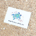 Postkarten Set Trilogie  "Keep the ocean plastic free"
