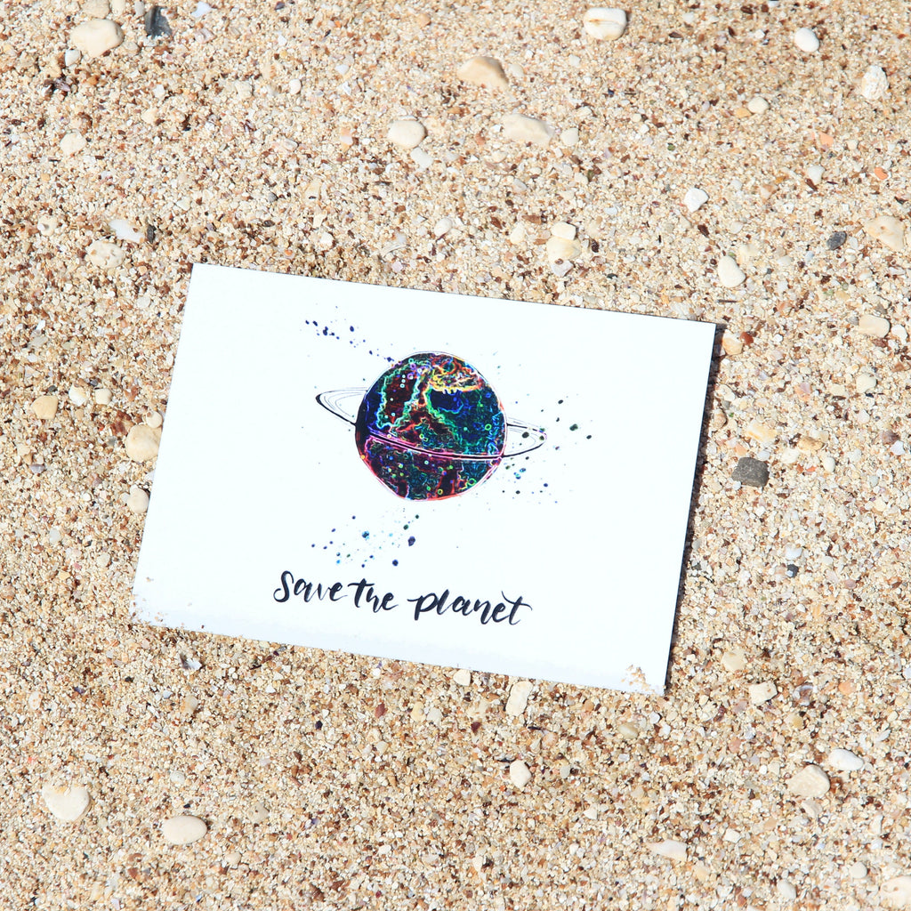 Postkarten Set Trilogie  "Keep the ocean plastic free"