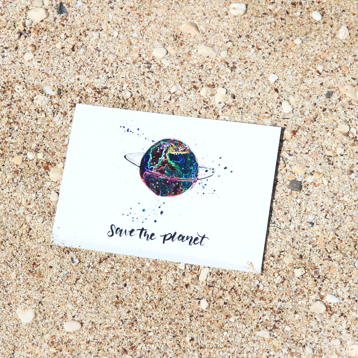 Postkarten Set Trilogie  "Keep the ocean plastic free"