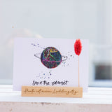 Postkarte "Save the planet"