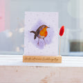 Postkarte "Rotkehlchen"