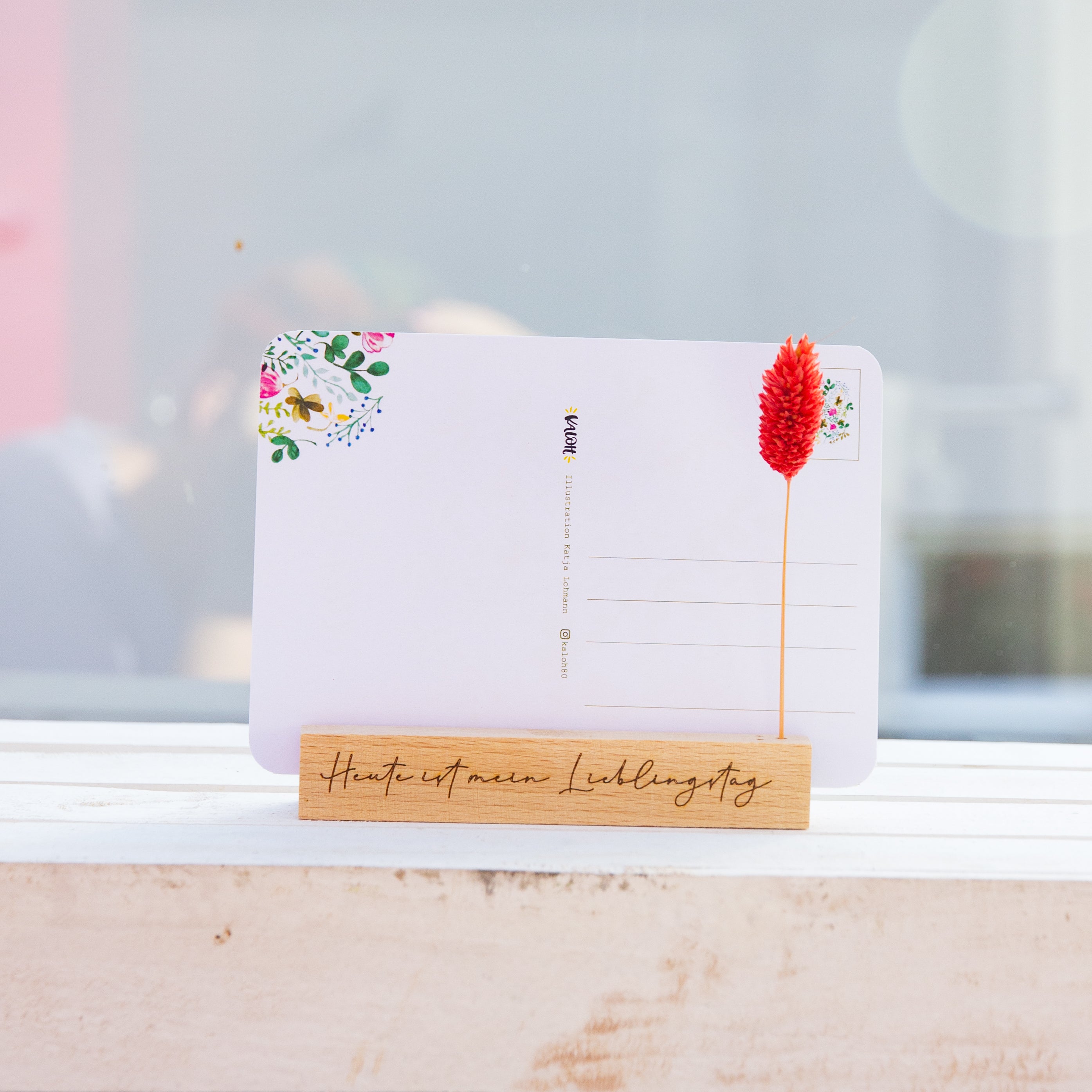 Geburtstagskarte mit Lettering 