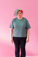 Boxy Shirt in der Farbe Green Bay 1