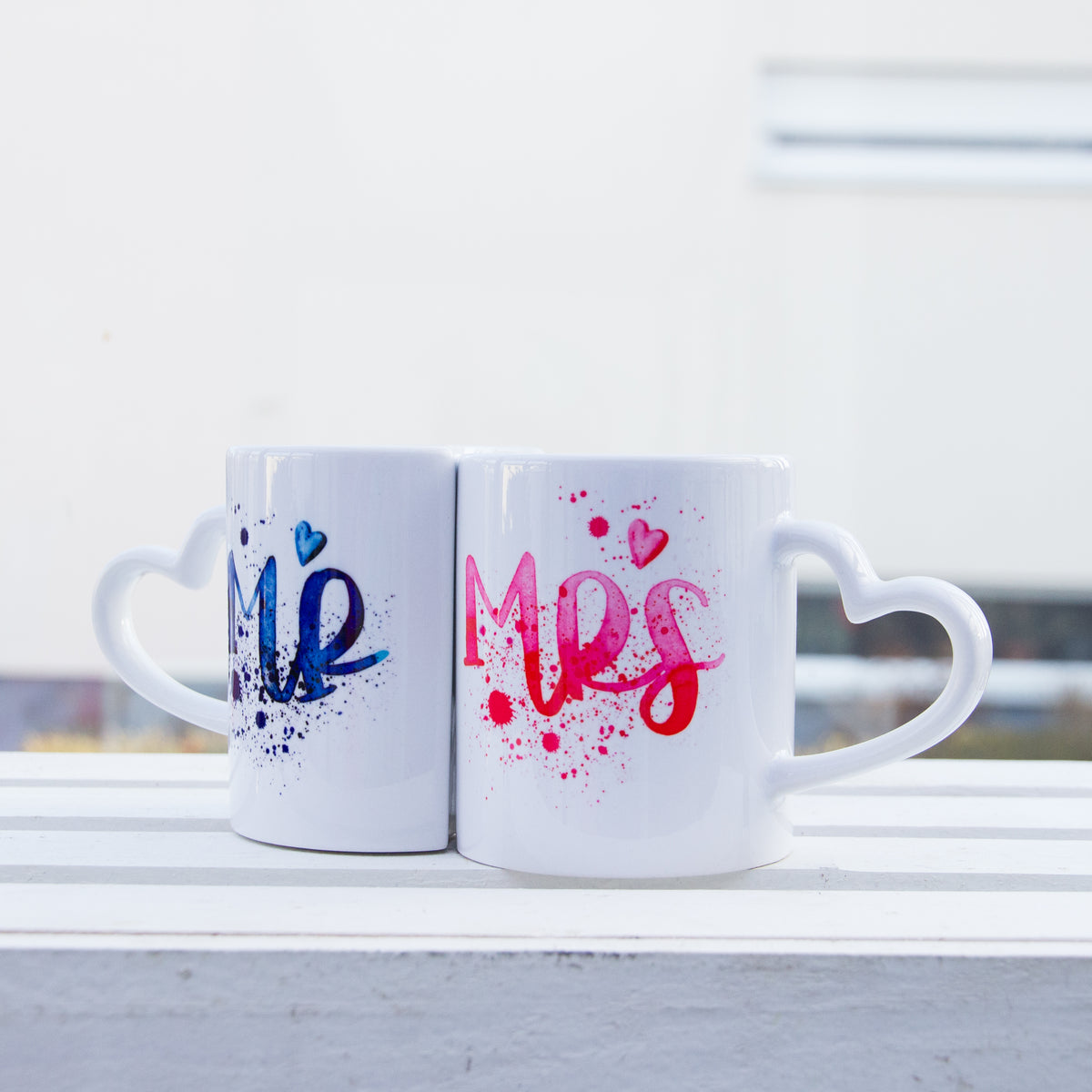 Partnertasse "Mr. und Mrs."