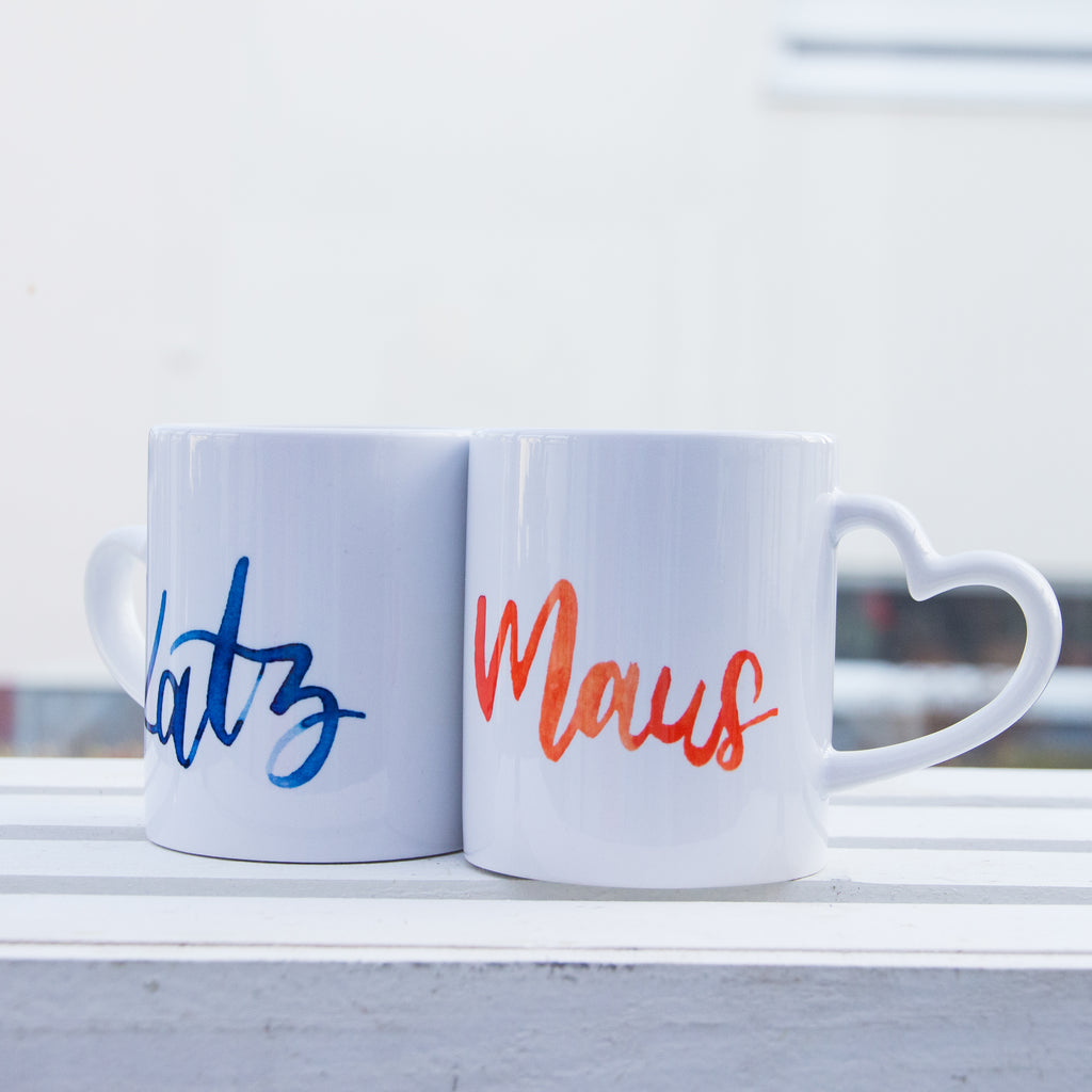 Partnertasse "Katz und Maus"