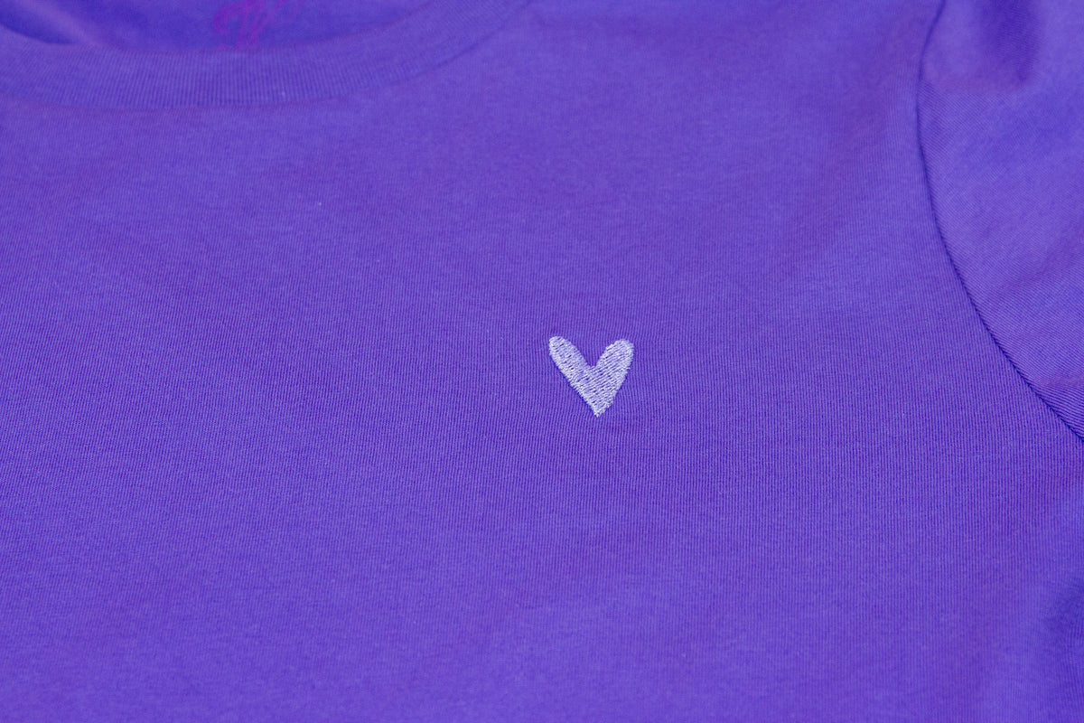 Farbe Purple Love mit Stickcherz