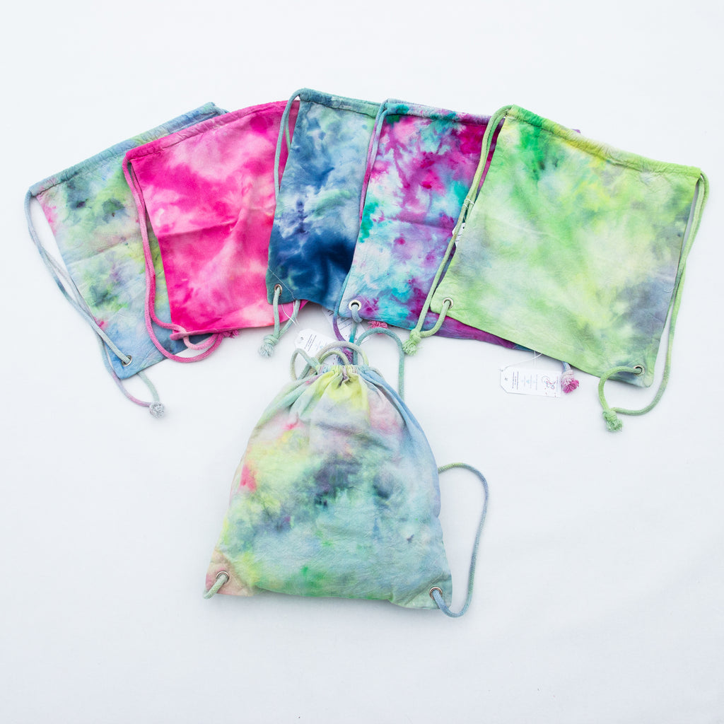 Batik Turnbeutel aus Biobaumwolle