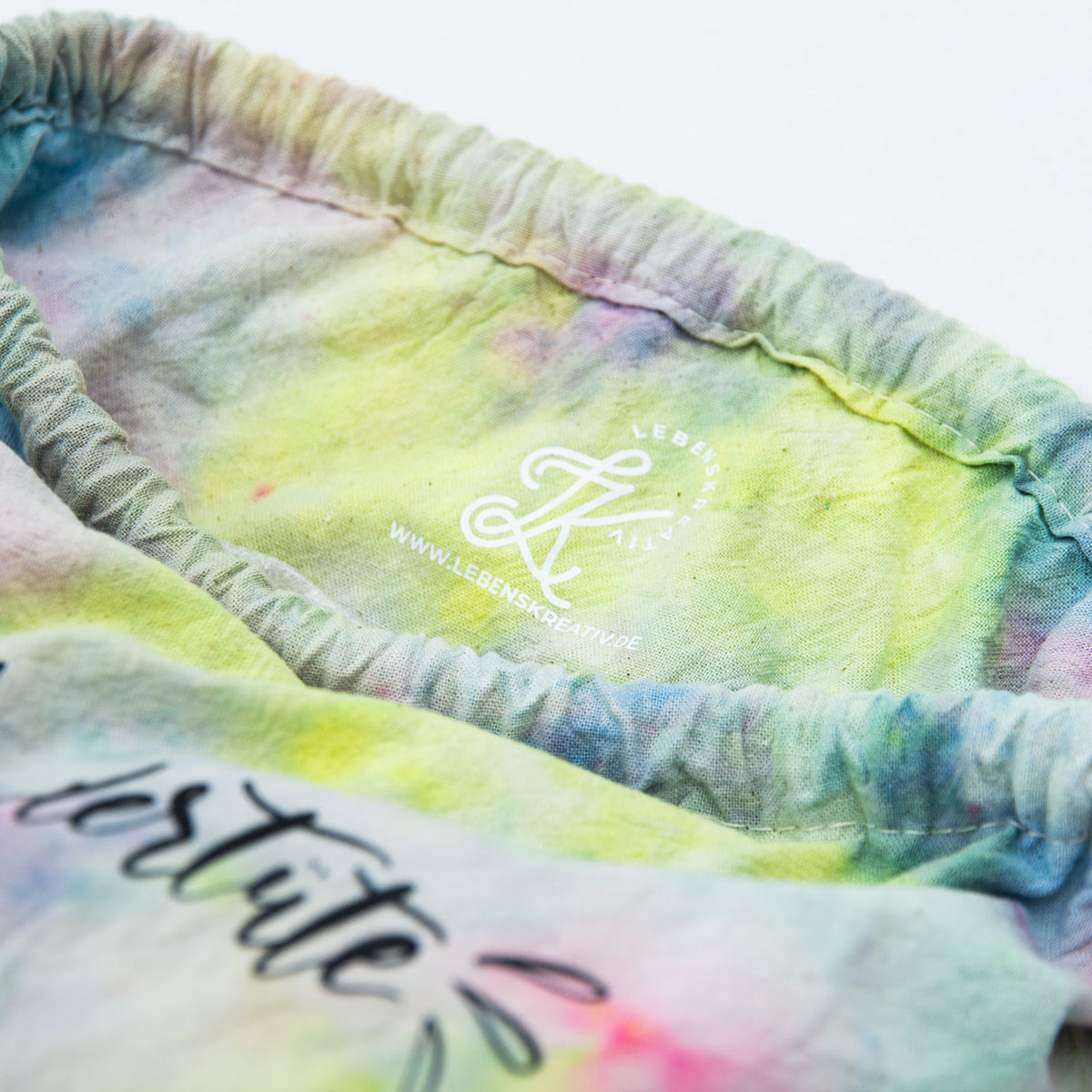 Batik Turnbeutel aus Biobaumwolle