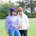 Hoodie Leaves Creme