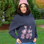 Hoodie Leaves India Ink