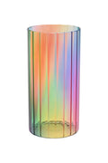 Jacquard Vase Regenbogen irisierend