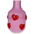 L´amour Vase Herzen rosa