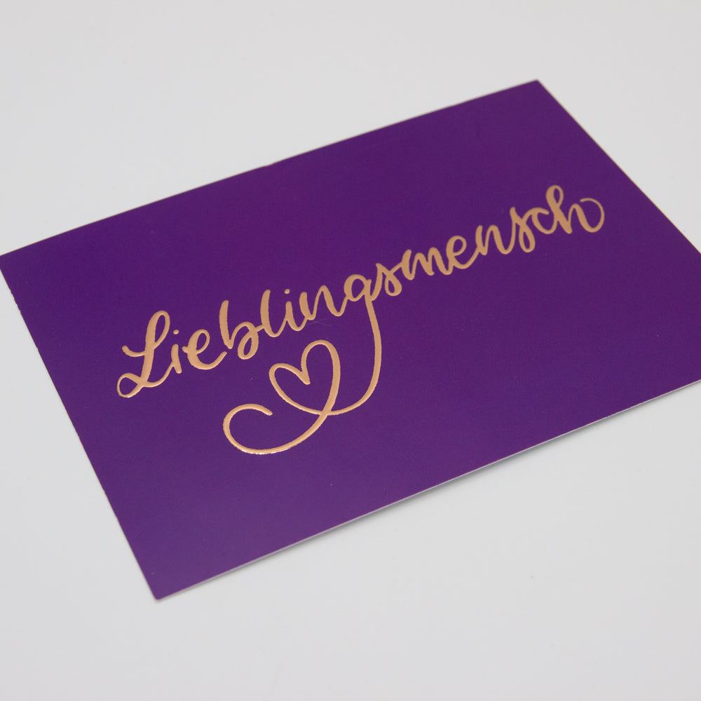 Postkarte "Lieblingsmensch"