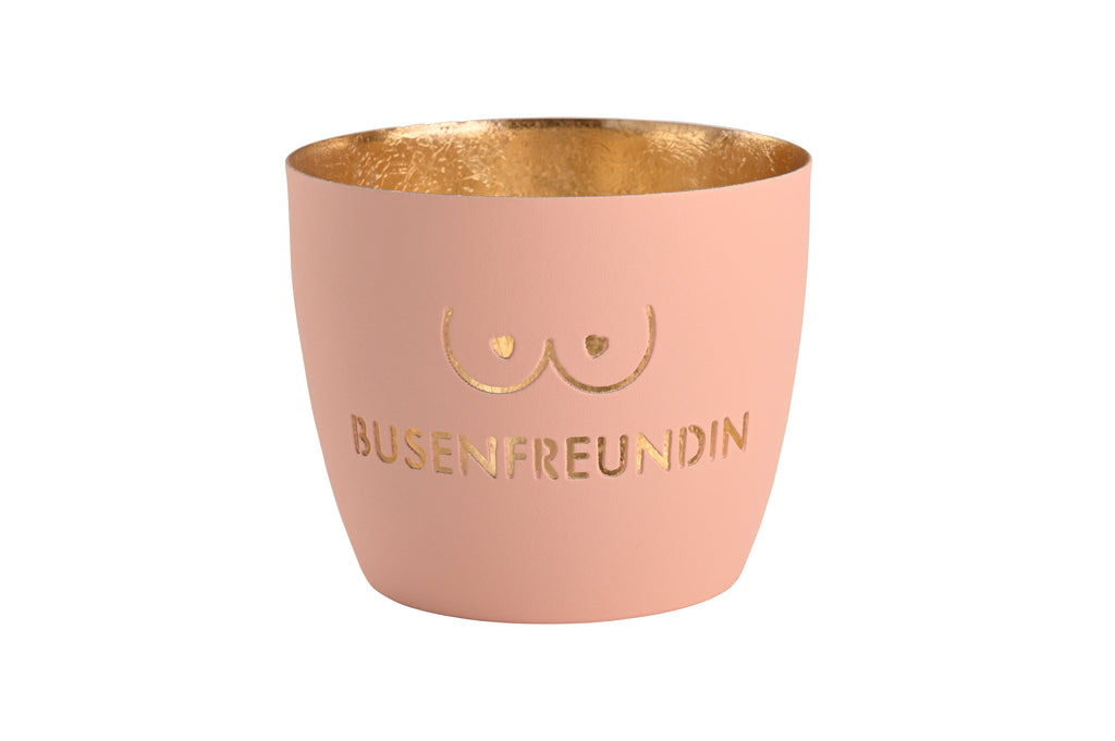 Madras Windlicht "Busenfreundin"