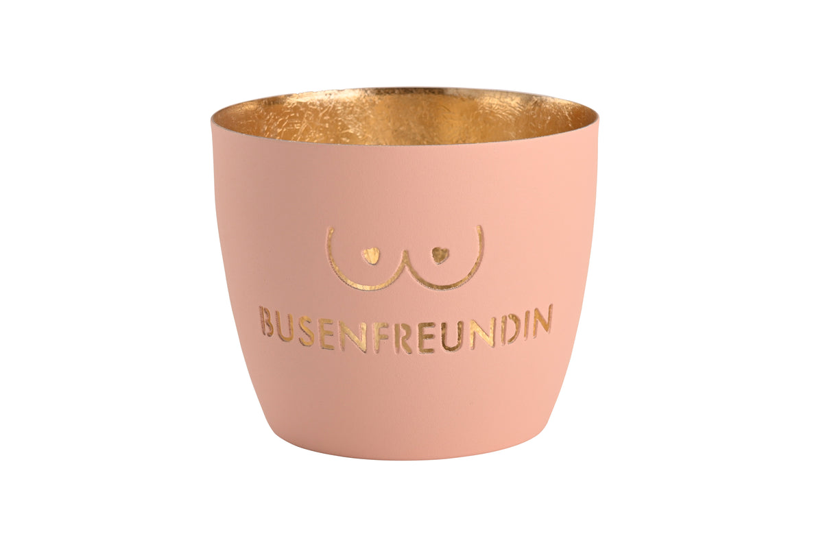 Madras Windlicht "Busenfreundin"
