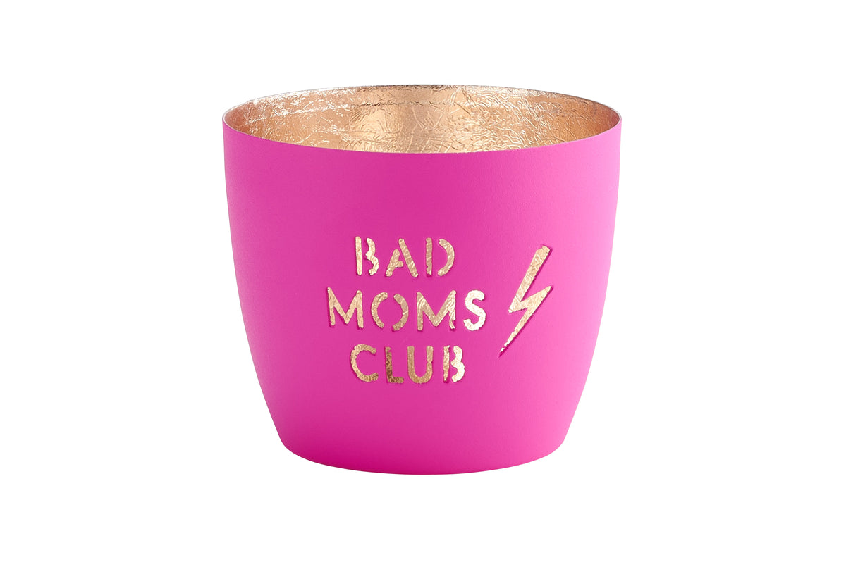 Madras Windlicht "Bad moms club"