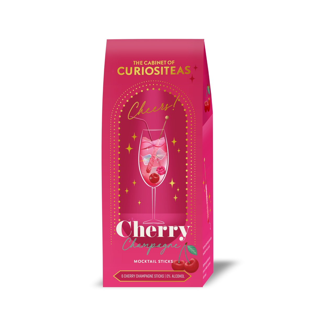 Cherry Champagne Mocktail (6 Stück pro Packung)