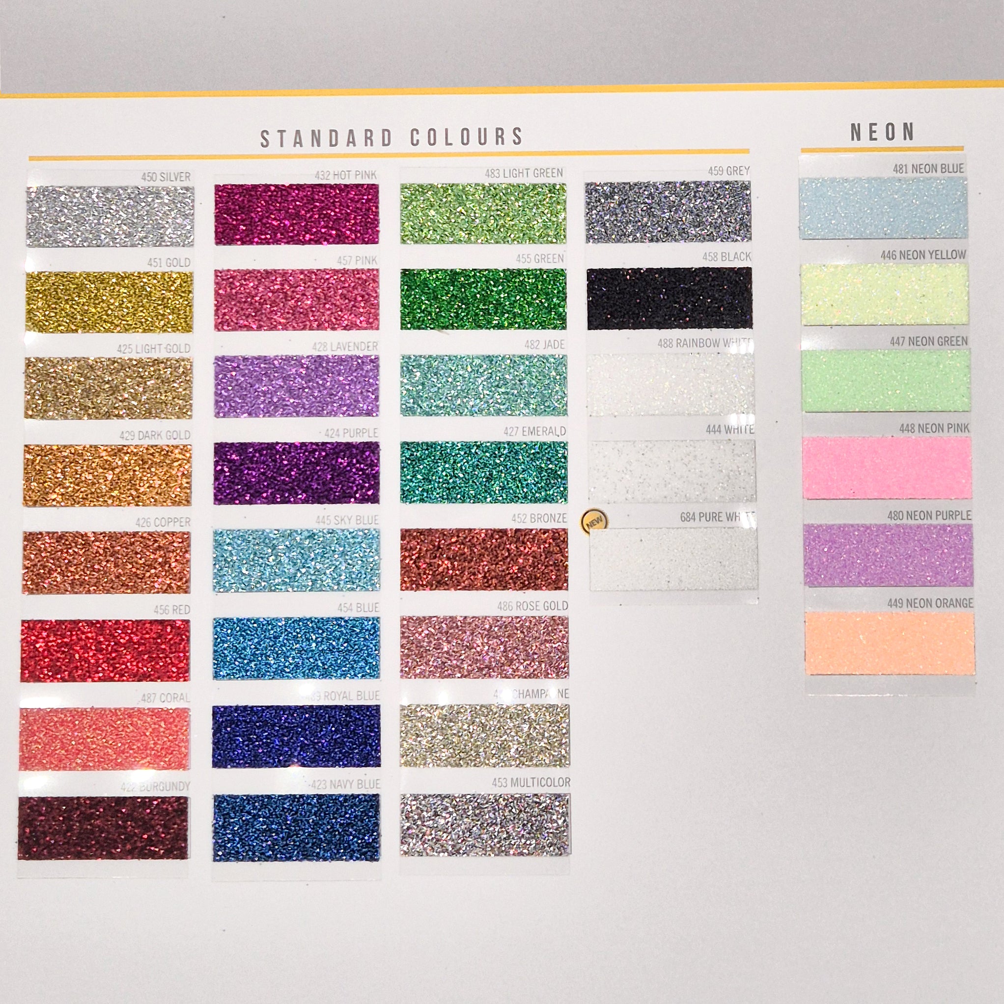 Flexfolie Glitzer