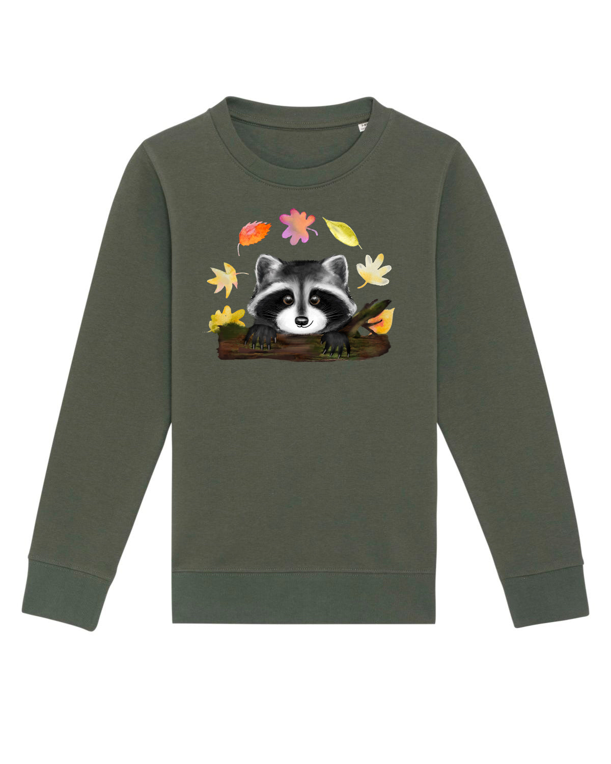 Kinder Sweatshirt mit Waschbär 