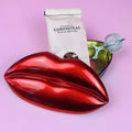 Rote Lippendose inkl. Teemischung und Teesieb