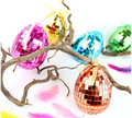 Mosaikeier „Easter Glam“  – Bunte Spiegel-Dekoeier