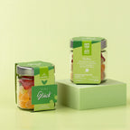 Viel Glück Fruchtgummis Glas