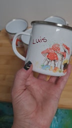 Emaille Tasse Kindertasse