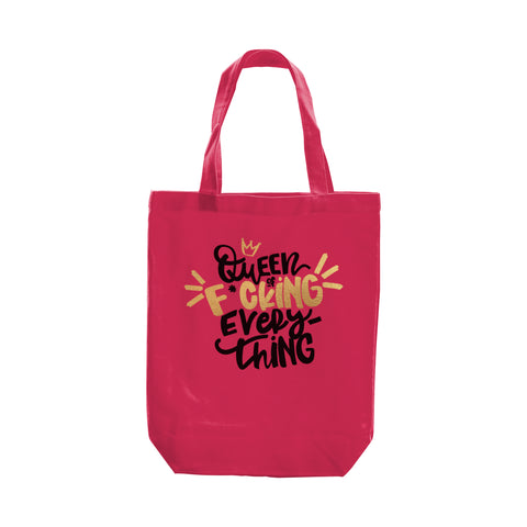 Baumwolltasche "Queen of f*cking everything"