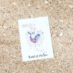 Postkarte  "Keep the ocean plastic free"