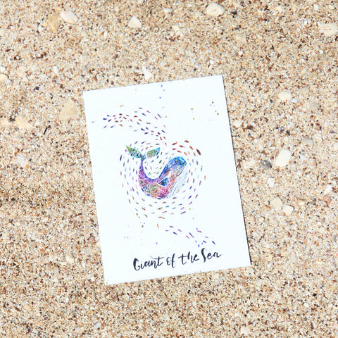 Postkarte  "Keep the ocean plastic free"