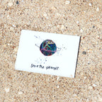 Postkarte  "Keep the ocean plastic free"
