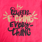 Baumwolltasche "Queen of f*cking everything"