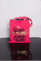 Baumwolltasche "Queen of f*cking everything"