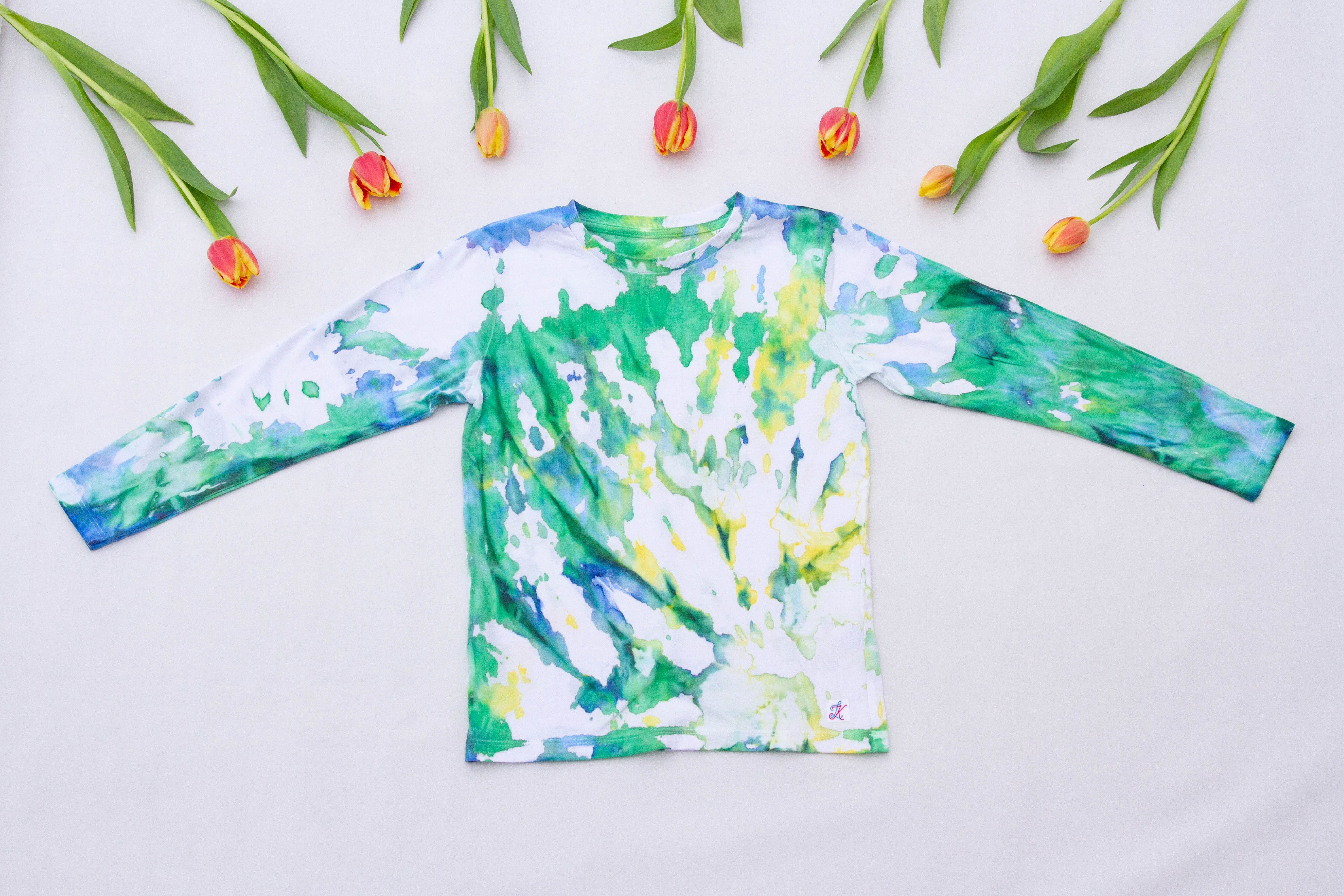 Batik-Shirt Kinder Langarm