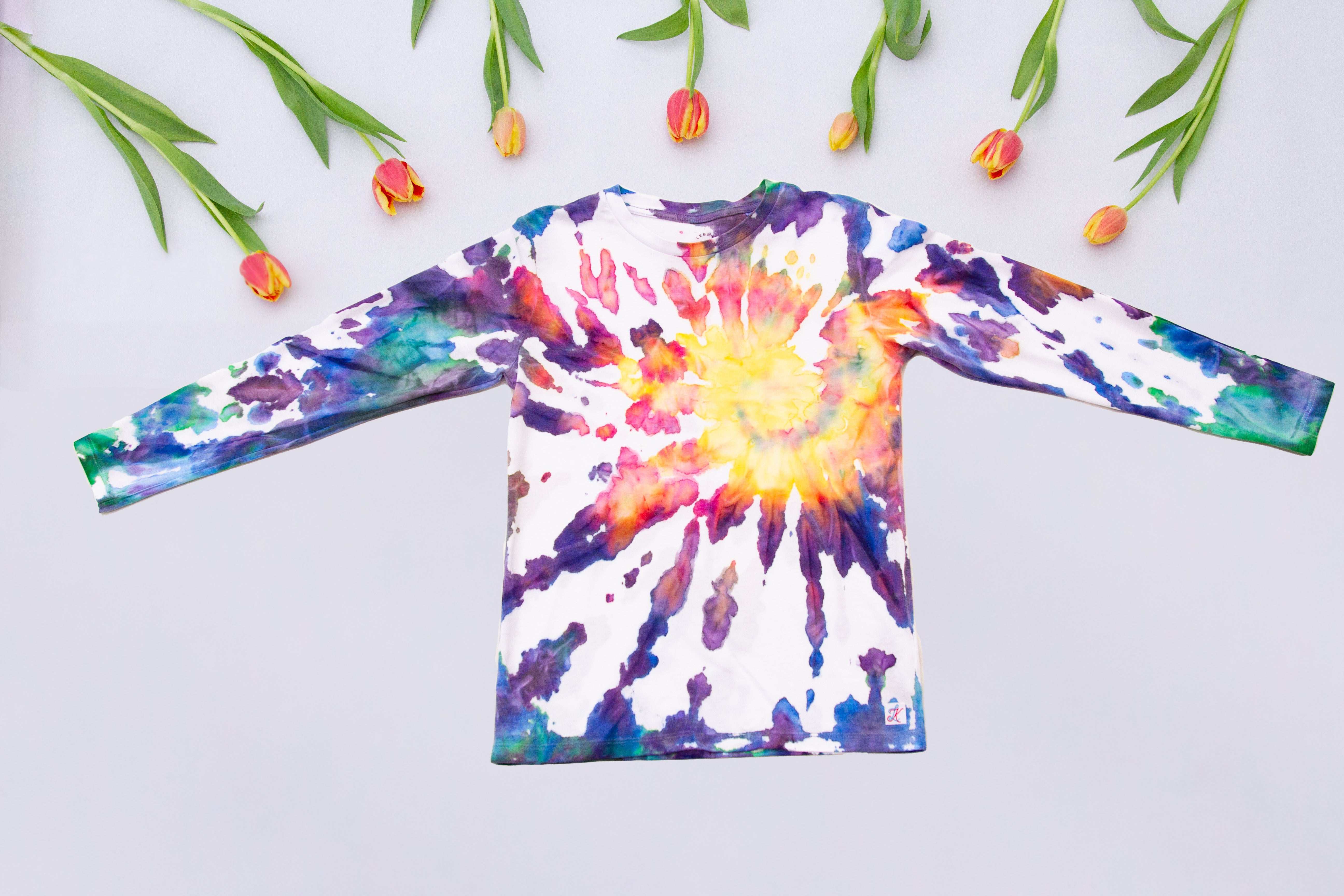 Batik-Shirt Kinder Langarm